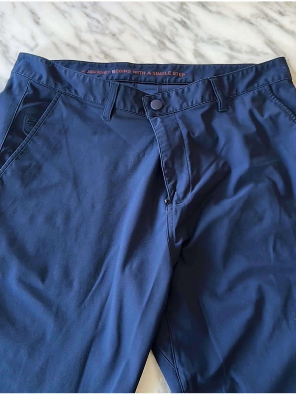Rhone navy commuter pant size 35